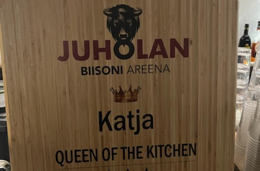 Queen of the kitchen, Katja, Juholan Biisoniareena