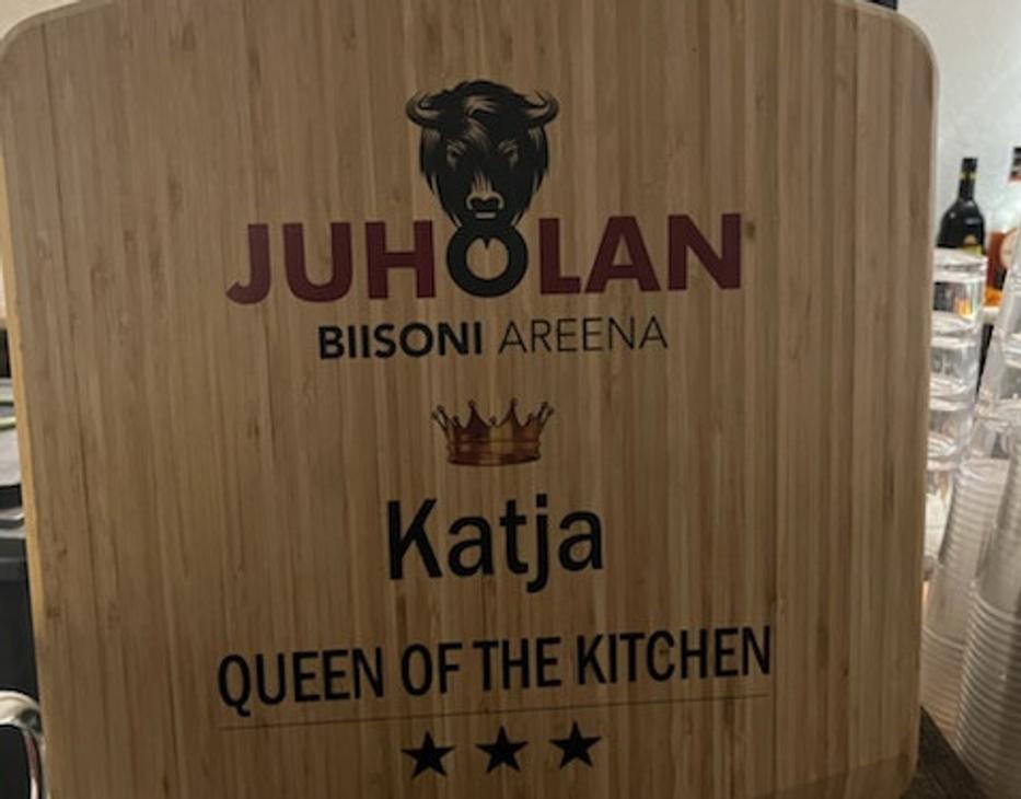 Queen of the kitchen, Katja, Juholan Biisoniareena